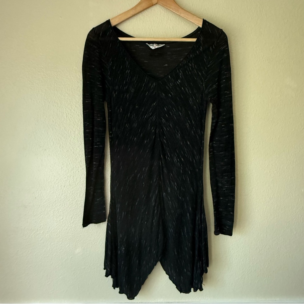Hard Tail Charcoal Long Sleeve Tunic